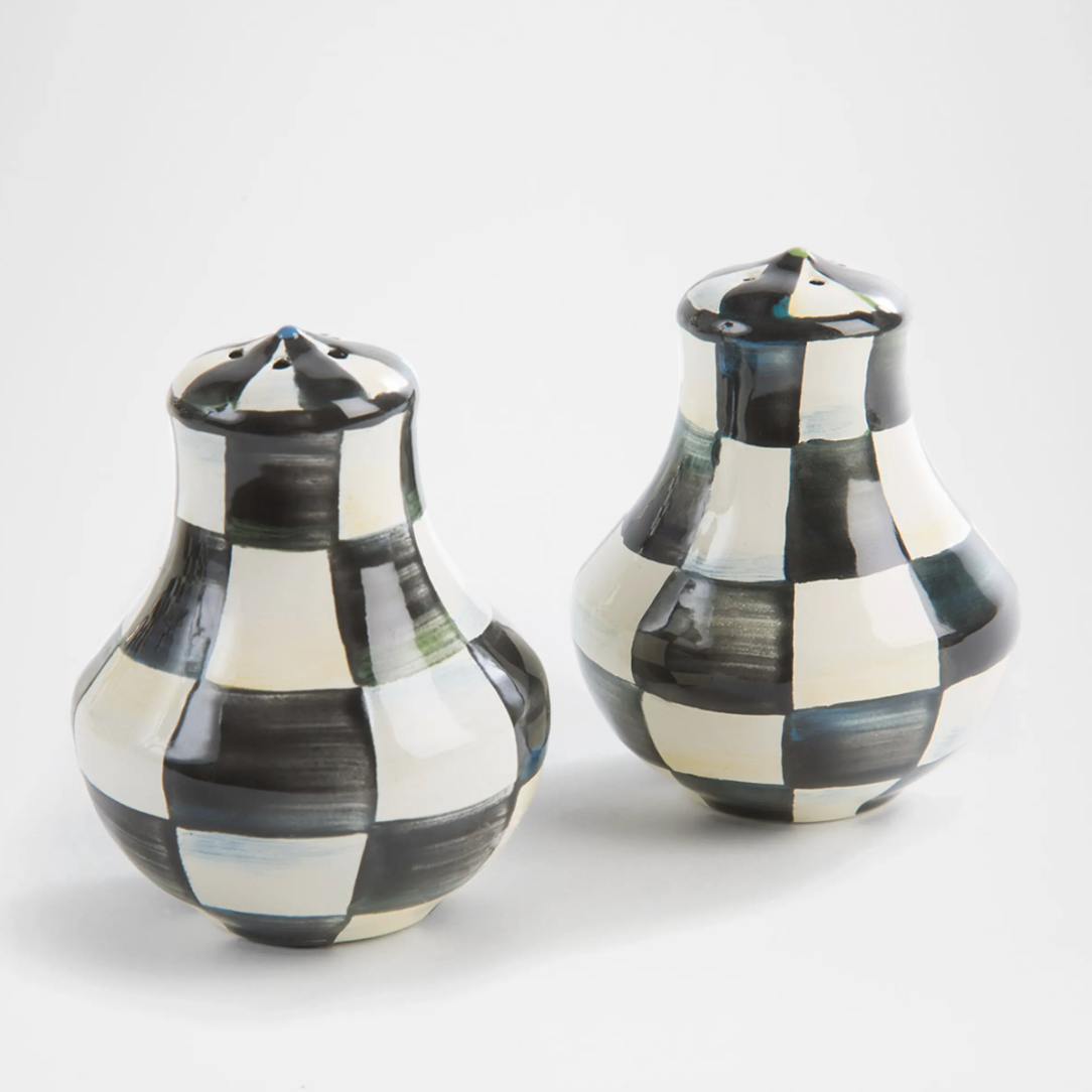 Courtly Check Salt & Pepper Shakers