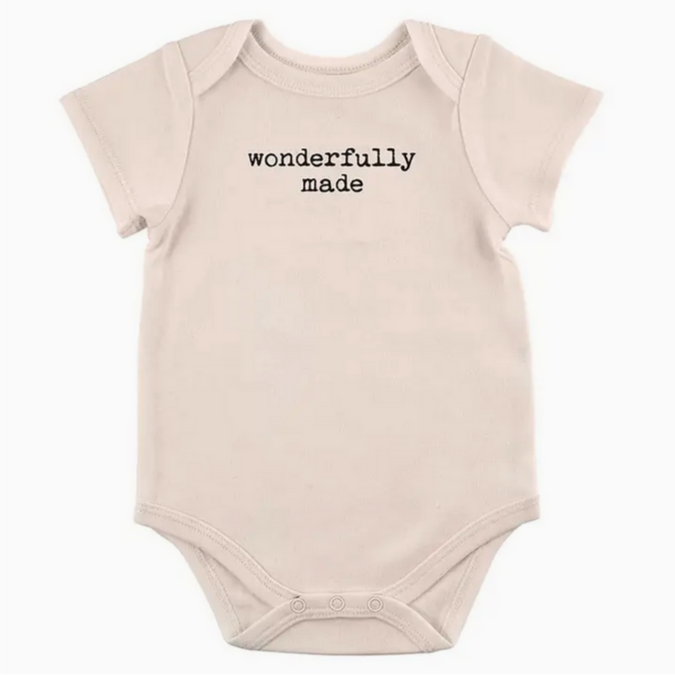 Wonderfully Made Pink Onesie