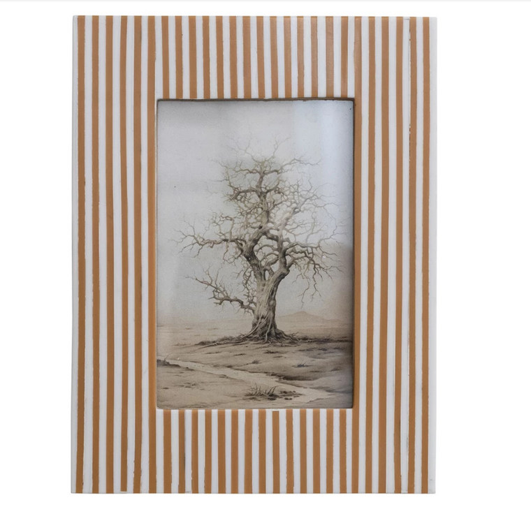 Carmel Striped Photo Frame