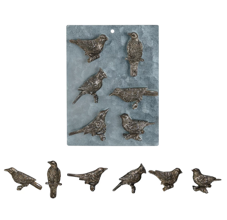 Pewter Bird Magnets
