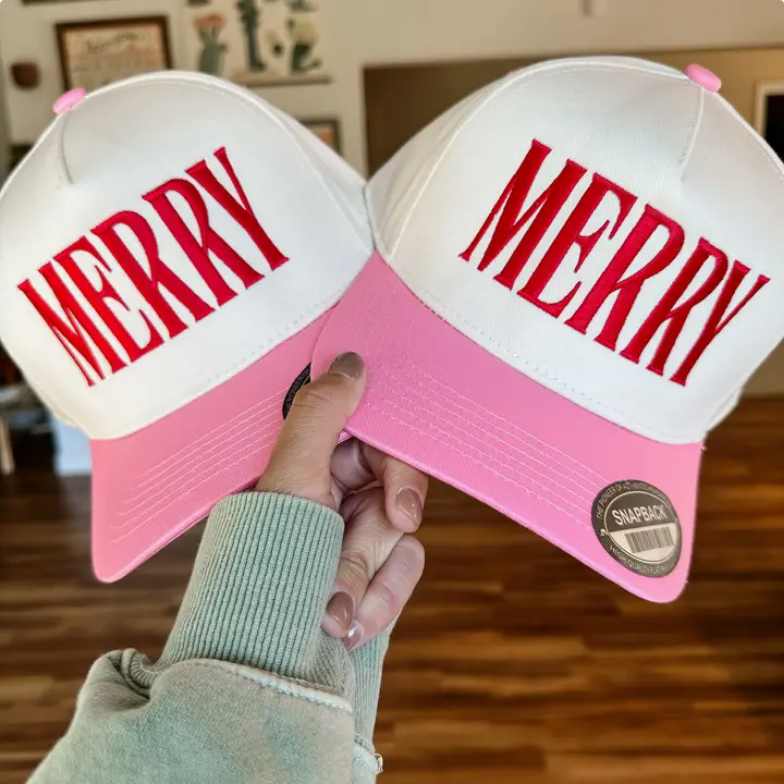 Merry Embroidered Hat