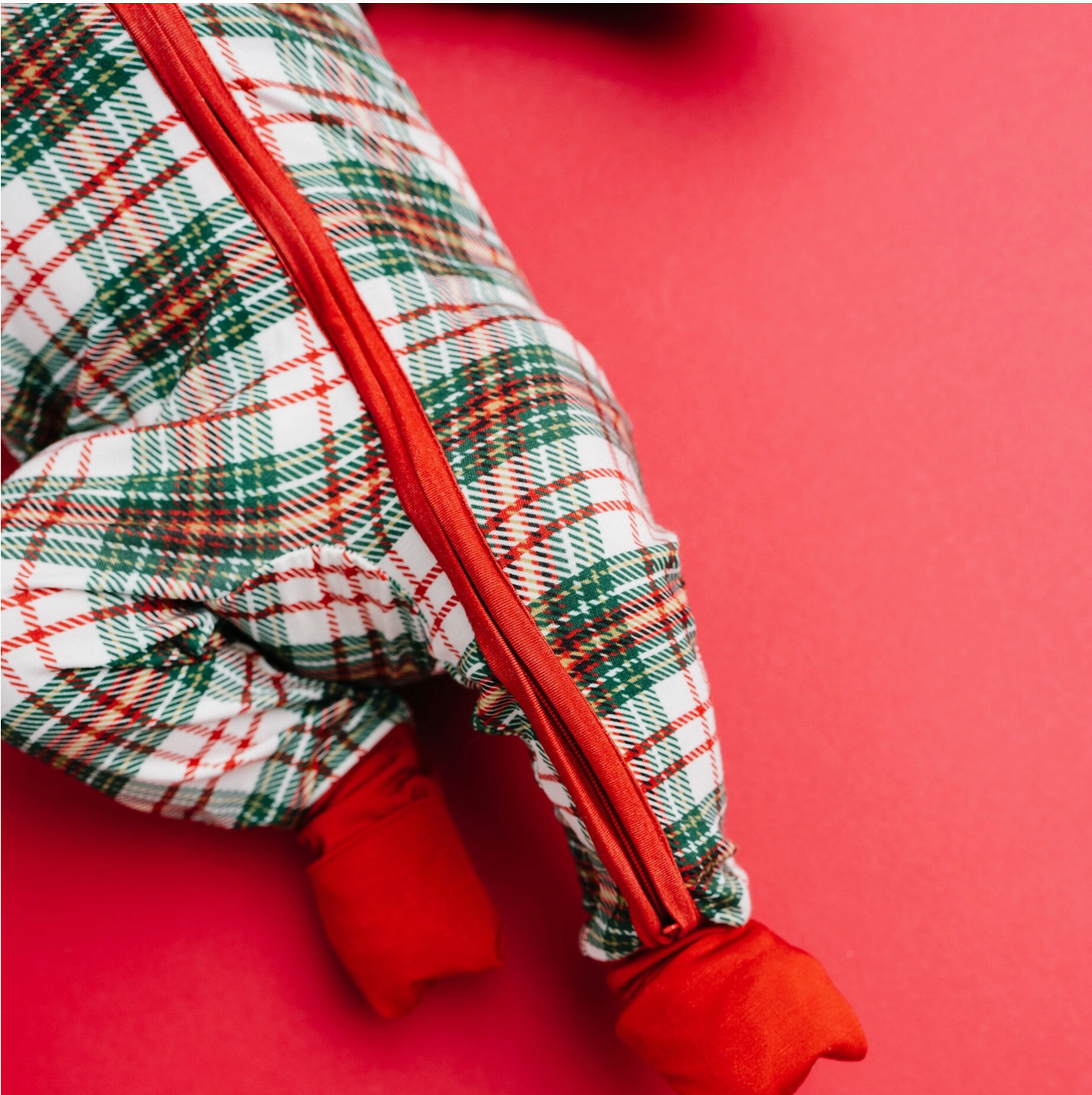 Christmas Plaid Bamboo Sleeper