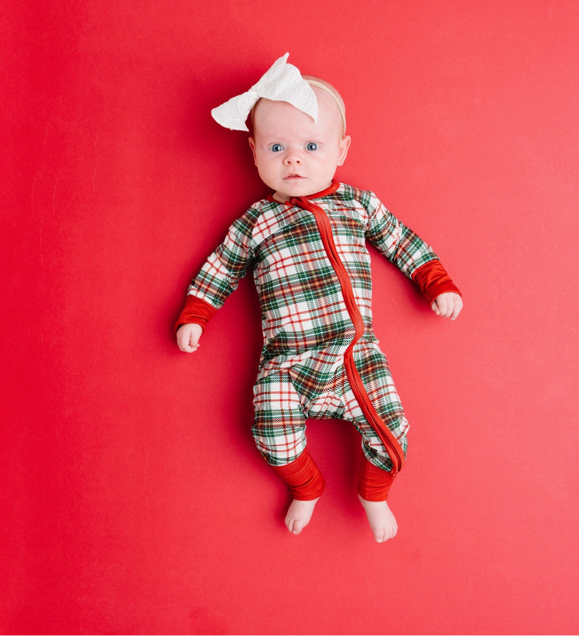 Christmas Plaid Bamboo Sleeper