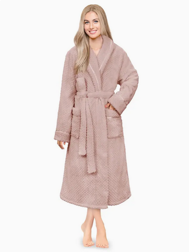 Nude Fleece Robe
