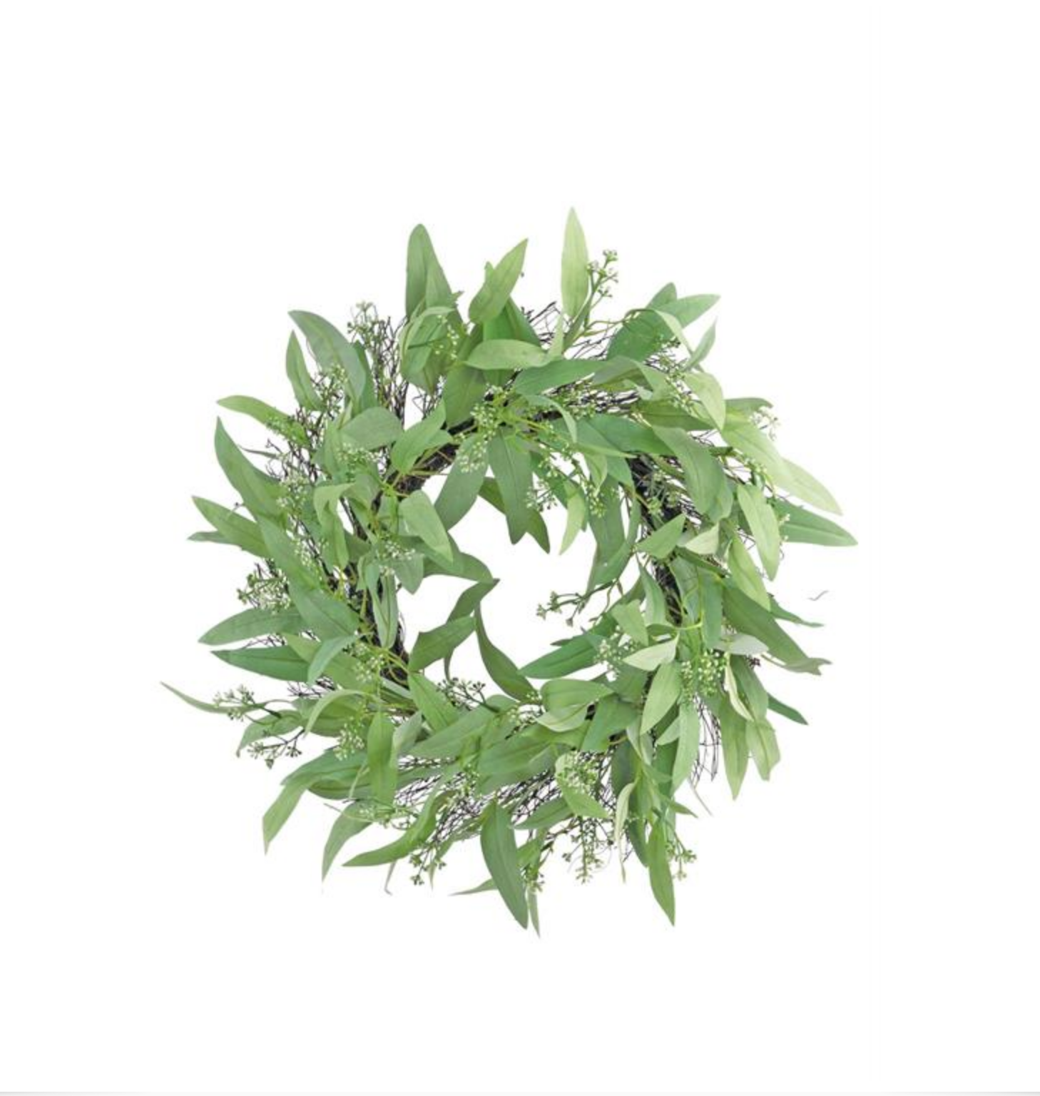 24" Eucalyptus Leaves Wreath