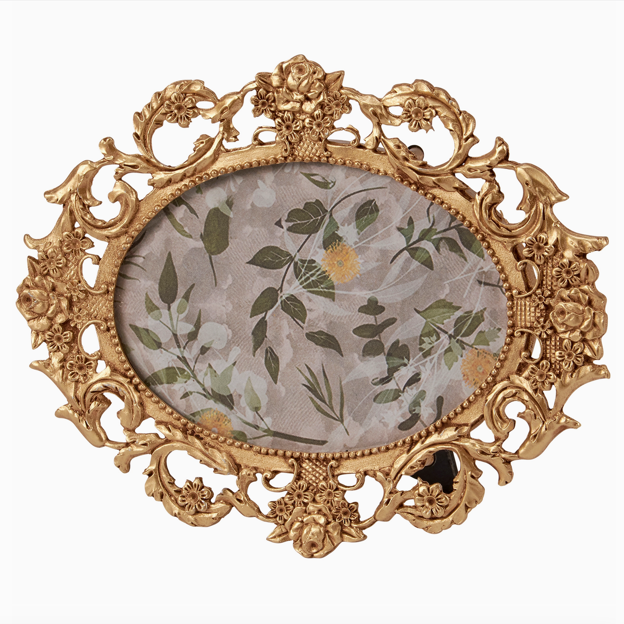 Gold Oval Vintage Frame