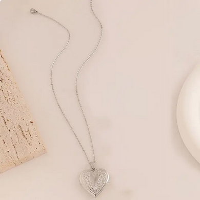 Silver Locket Necklace