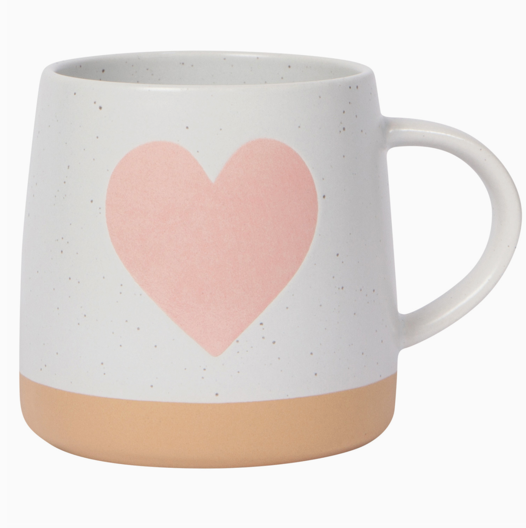 Stoneware Heart Mug