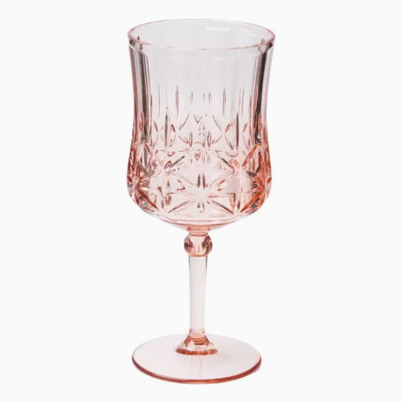 Blush Stemmed Glass