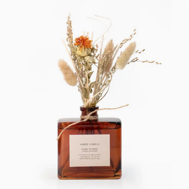 Amber Vanilla Bouquet Reed Fragrance Diffuser