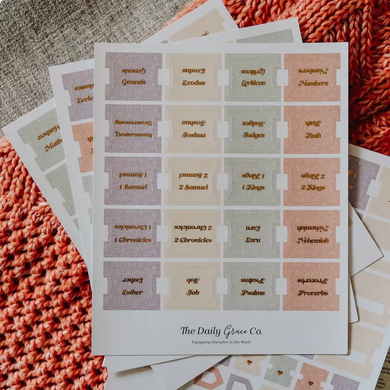Pastel Floral Bible Tabs