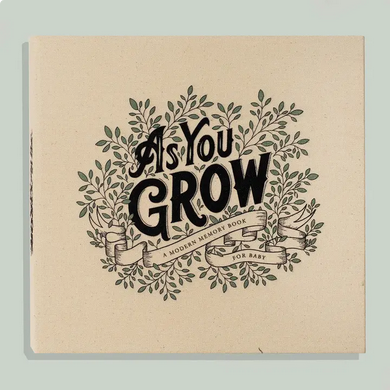 As You Grow: Baby Milestone Book