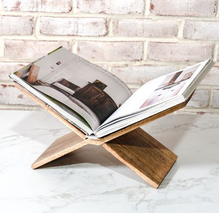 15″ Natural Wood Magazine Holder