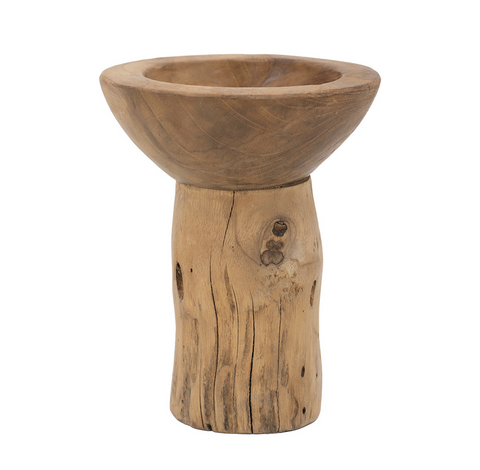 Teak Wood Decorative Holder