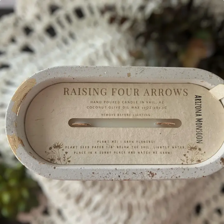 Arizona Monsoon – 10 oz Concrete Candle