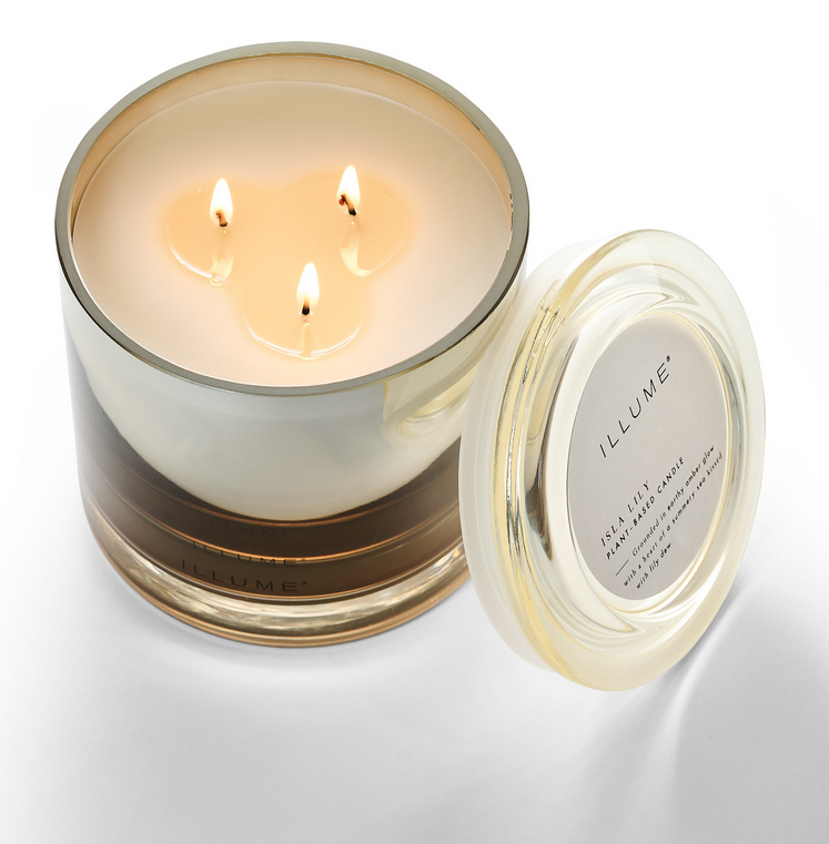 Isla Lily Glass Candle