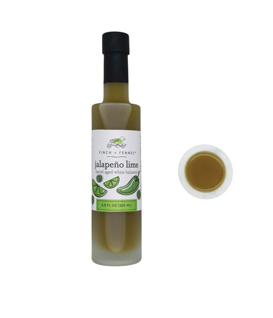 6.8 oz. Jalapeño Lime Barrel Aged White Balsamic