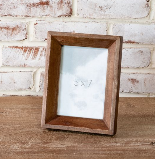 5x7 Natural Wood Photo Frame