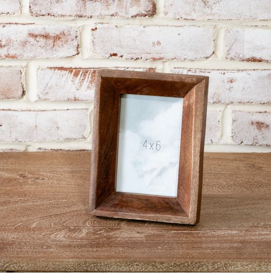 4x6 Natural Wood Photo Frame