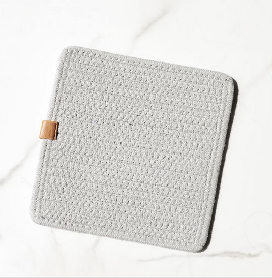Grey Square Hot Pad