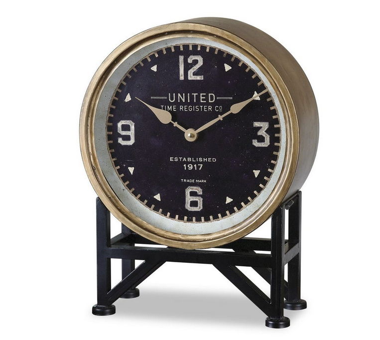 Industrial Table Top Clock
