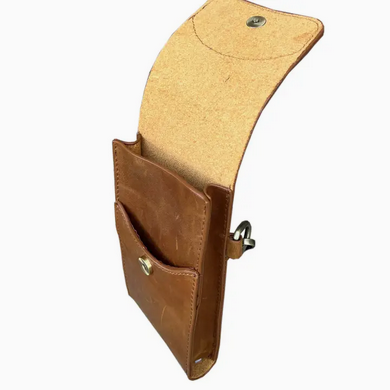 Vintage Leather Phone Bag Mini Crossbody
