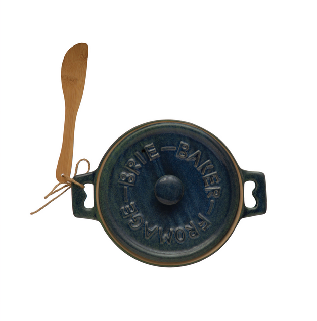 Stoneware Brie Baker