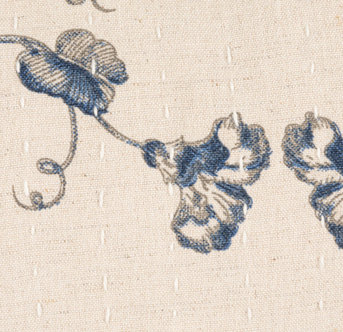 18" Blue Floral Pattern