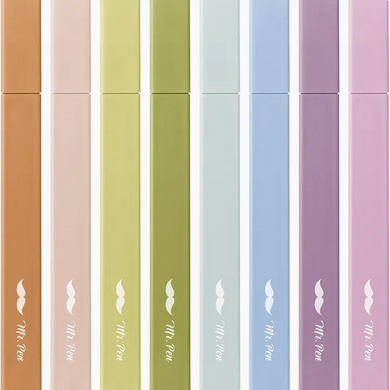 Aesthetic Chisel Tip Highlighters - 8 Pack