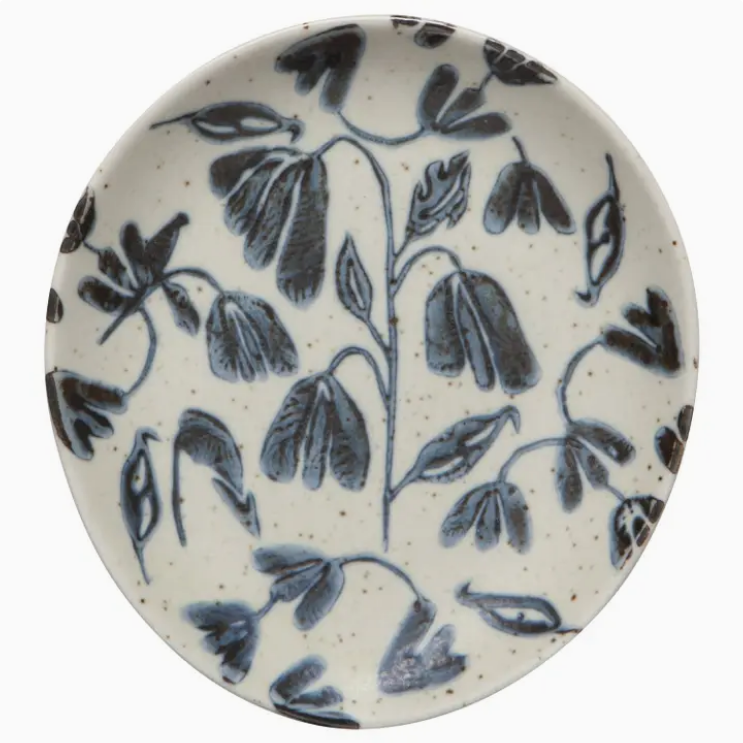 Blue Posy Spoon Rest