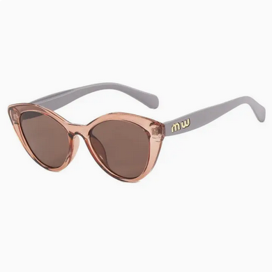 Deep Tawny Cat Eye UV Sunglasses