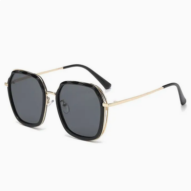 Black Ash Large Frame UV Protection Sunglasses