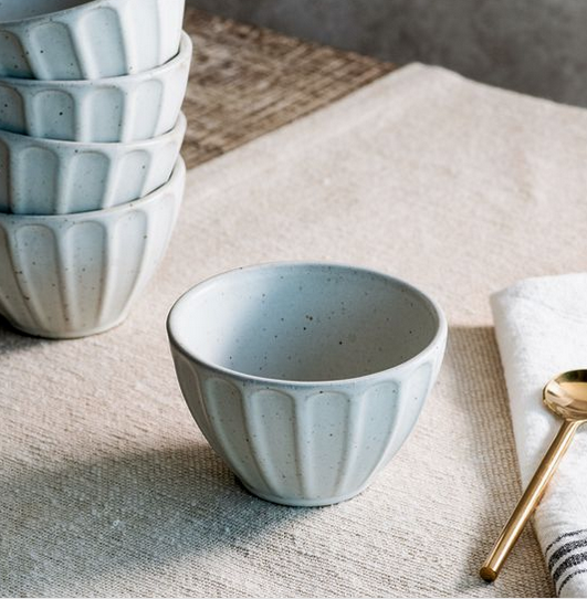 3.5" Mini White Decorative Bowl