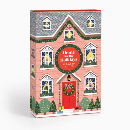 Home for the Holidays 500-Piece Advent Puzzle Calendar