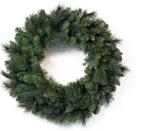Deluxe Evergreen Wreath, 20"