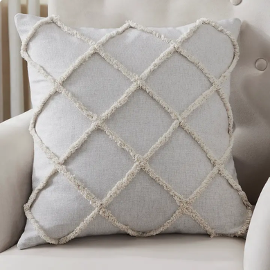 Woven Lattice Throw Pillow