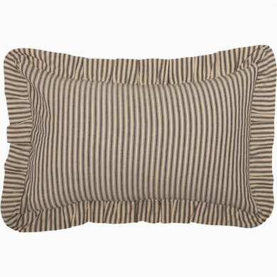 Sawyer Mill Charcoal Stripe Lumbar Pillow