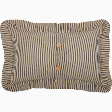 Sawyer Mill Charcoal Stripe Lumbar Pillow