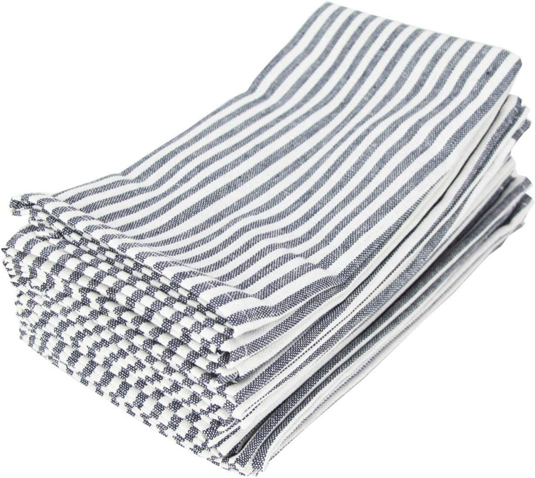 S/4 Striped Linen Napkins