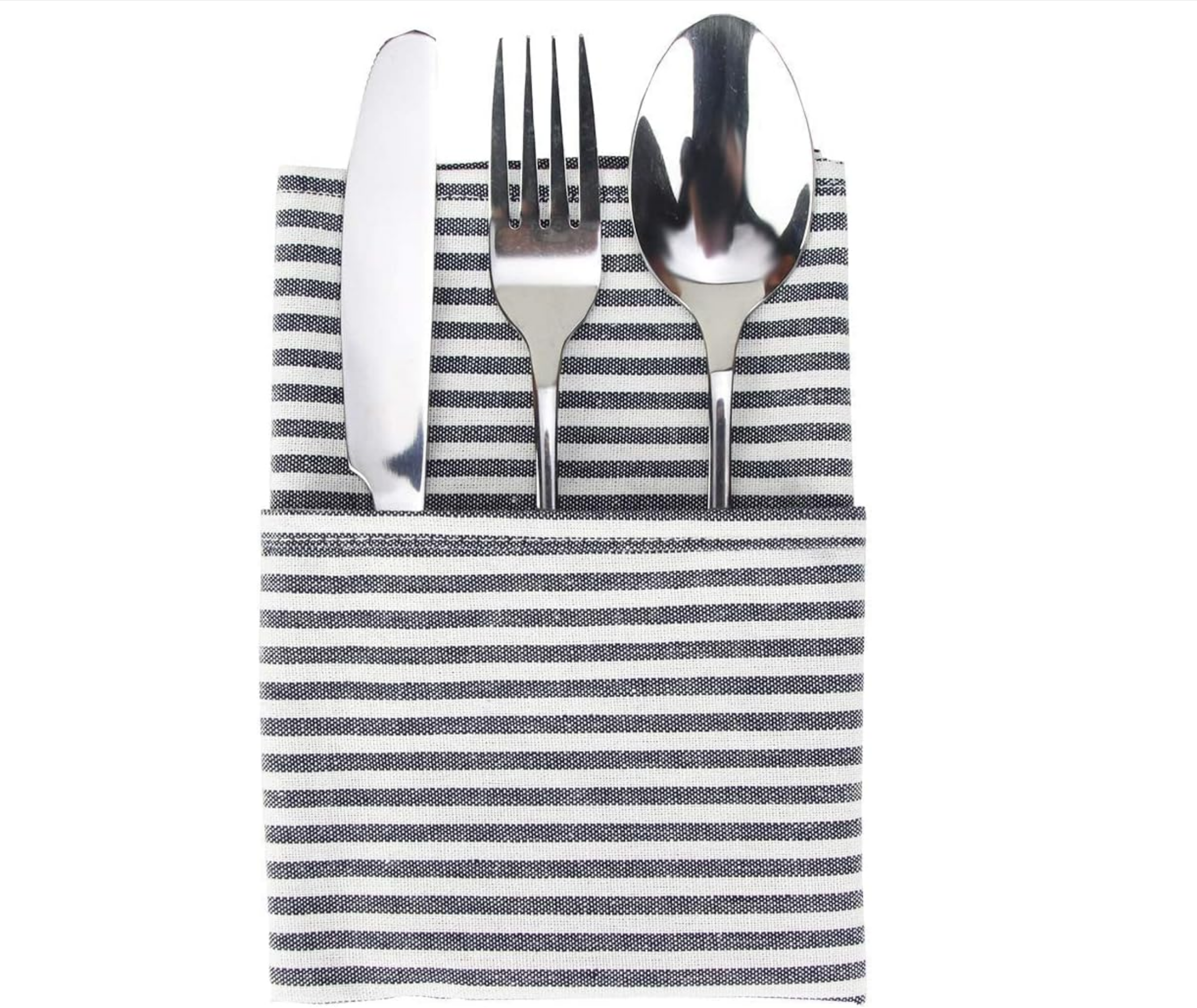 S/4 Striped Linen Napkins