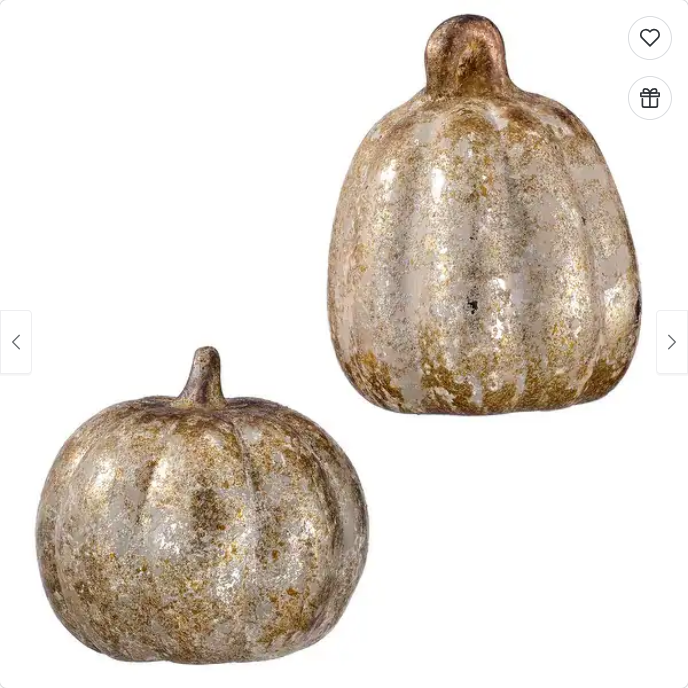 6-6.5" Terracotta Aged Pumpkins