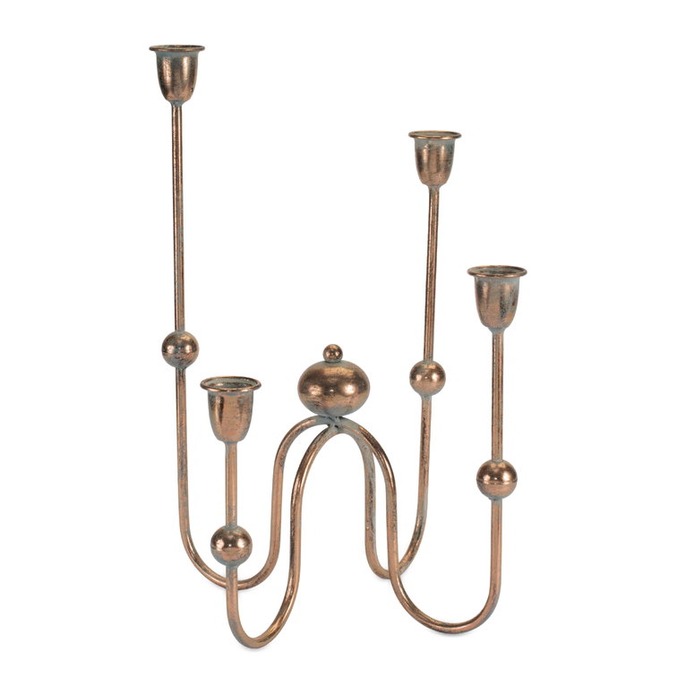 17" Iron Taper Candle Holder