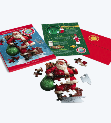 Santa Greeting Card Puzzle