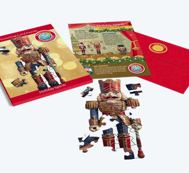 Nutcracker Greeting Card Puzzle