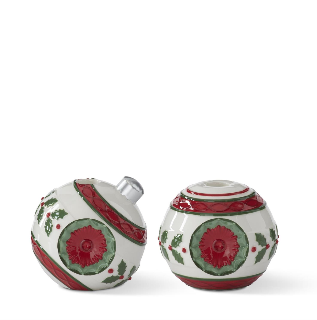 Ceramic Ornament Taper Holder