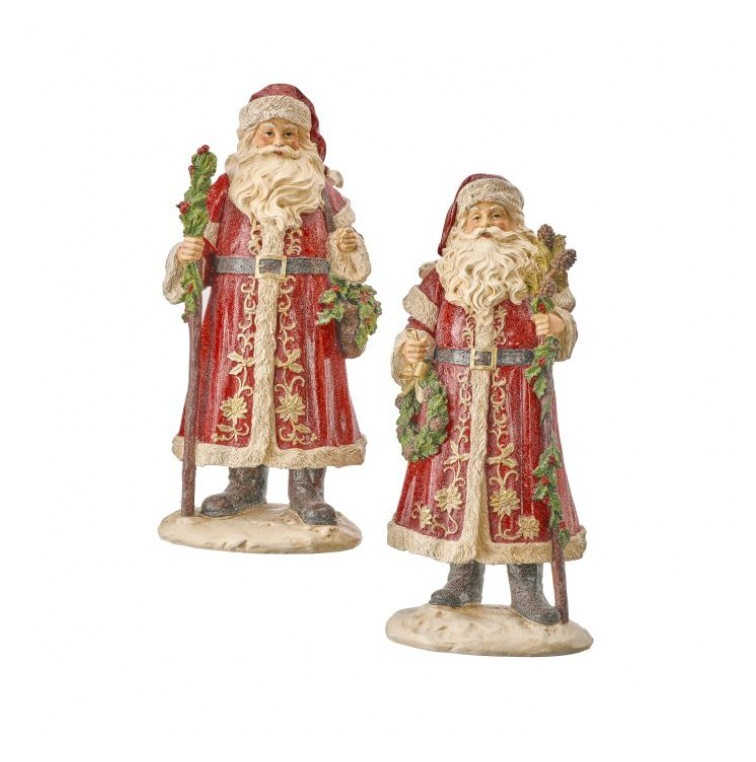 14" Resin Antique Santa