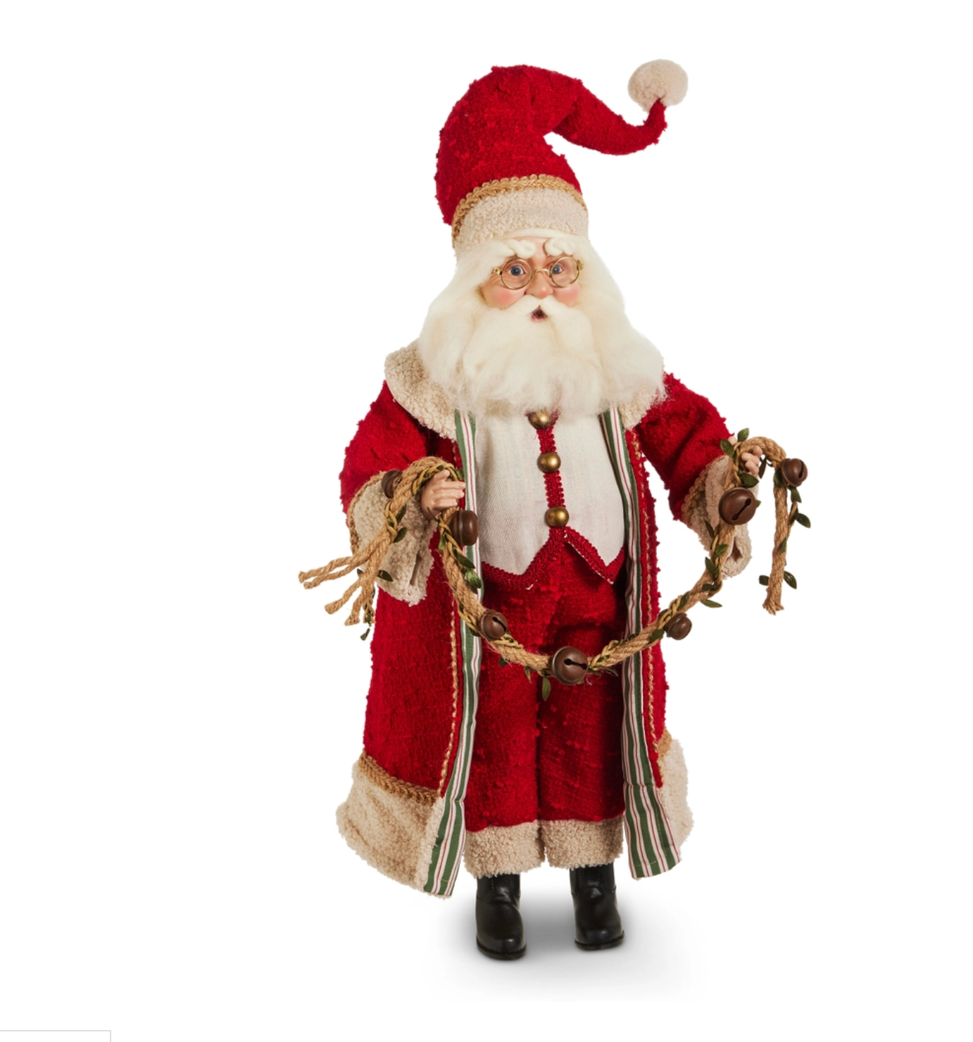 22" Yuletide Santa with Bells