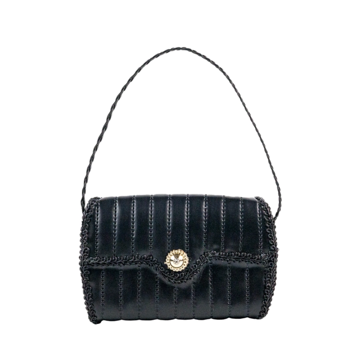 3.5" Black Purse Ornament