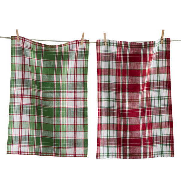 Winter Plaid Dishtowel Set