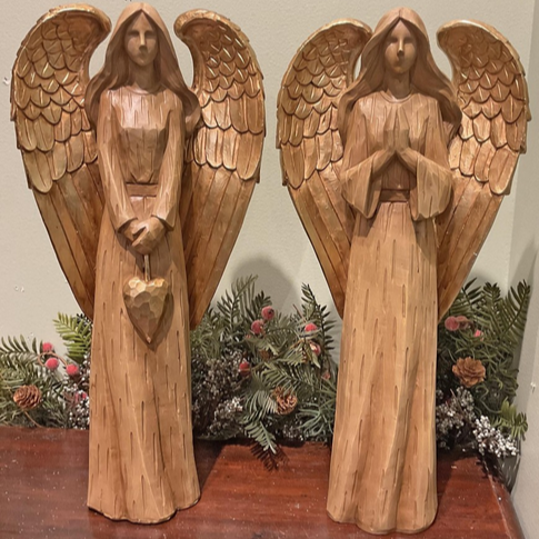 Carved Gold Angels